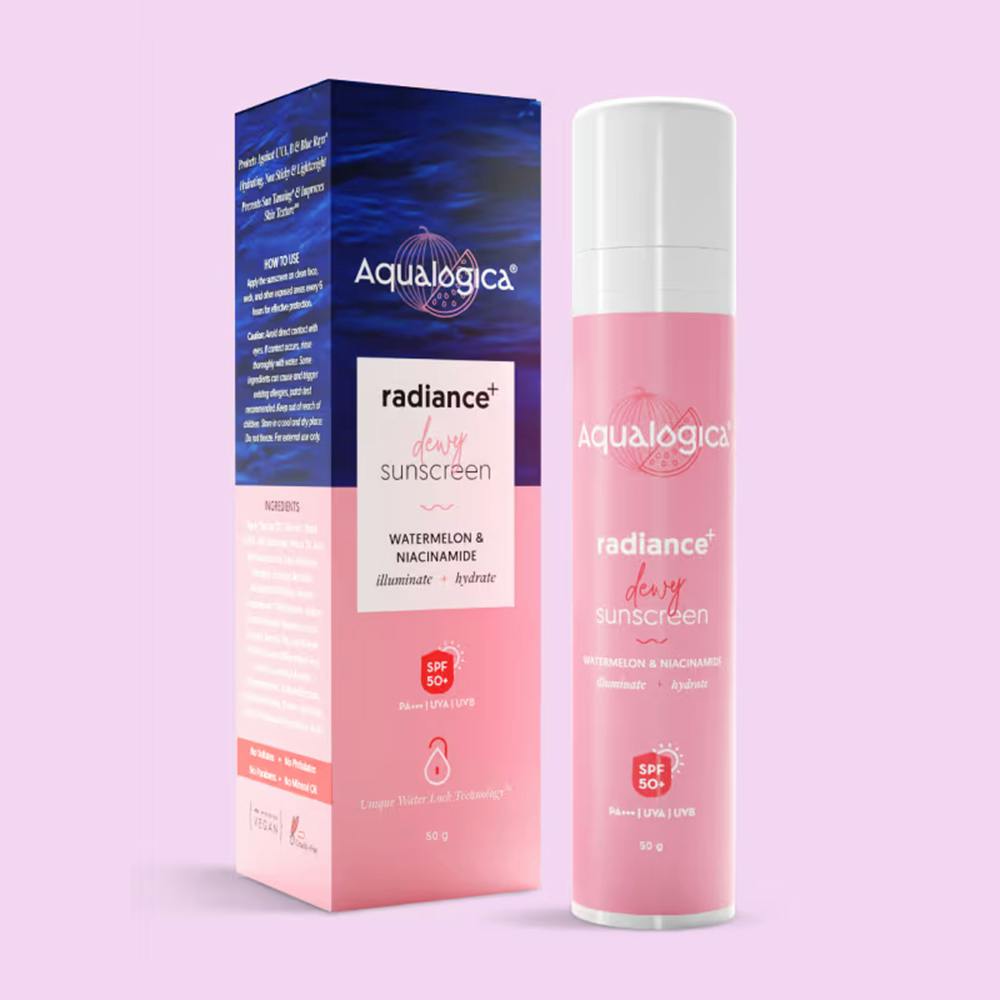 Aqualogica Radiance+ Dewy Sunscreen SPF 50 PA+++