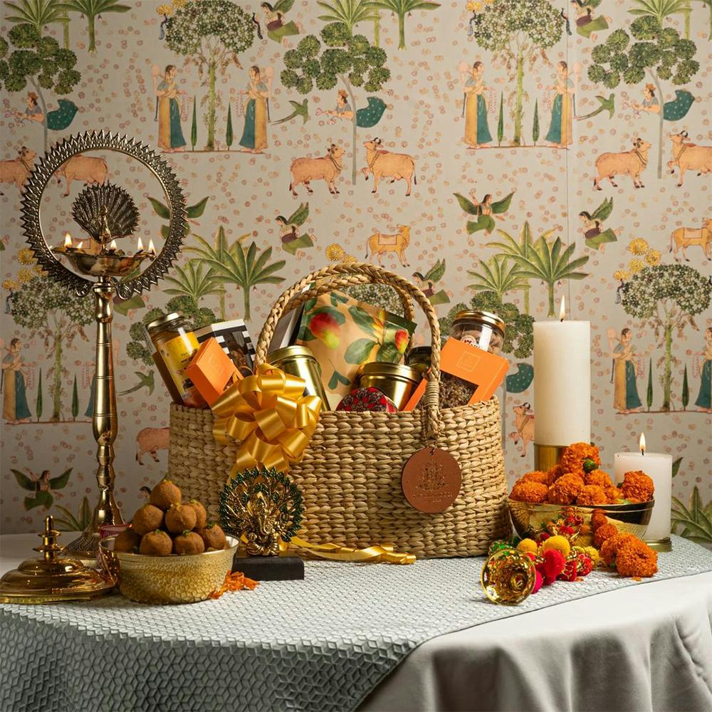 Table,Food,Tableware,Decoration,Textile,Orange,Tablecloth,Interior design,Plant,Yellow