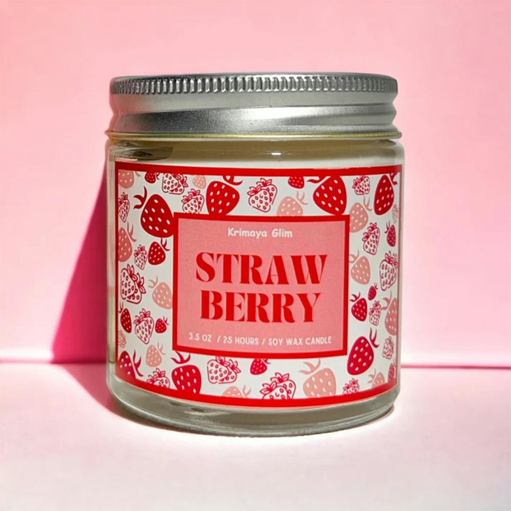 Strawberry Candle