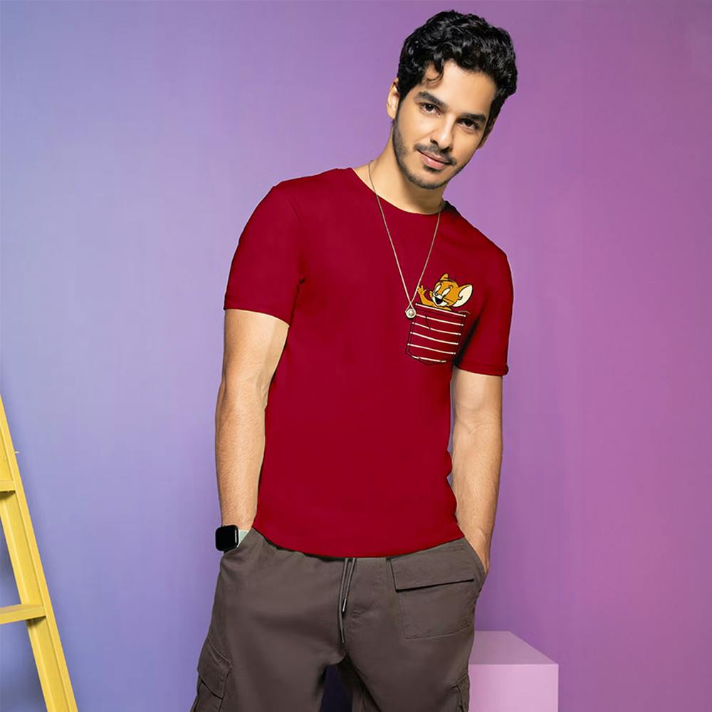 Bewakoof Pocket Jerry Half Sleeve T-Shirt TJL from Bewakoof's Topwear