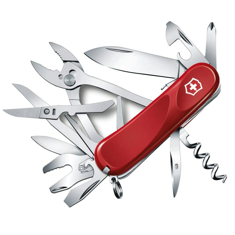 Swiss Army Knife Evolution S557-21 Functions, Multitool with Universal Wrench