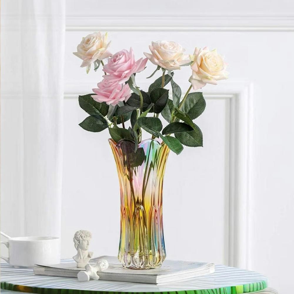 100% Crystal Glass Vase Flower Pot