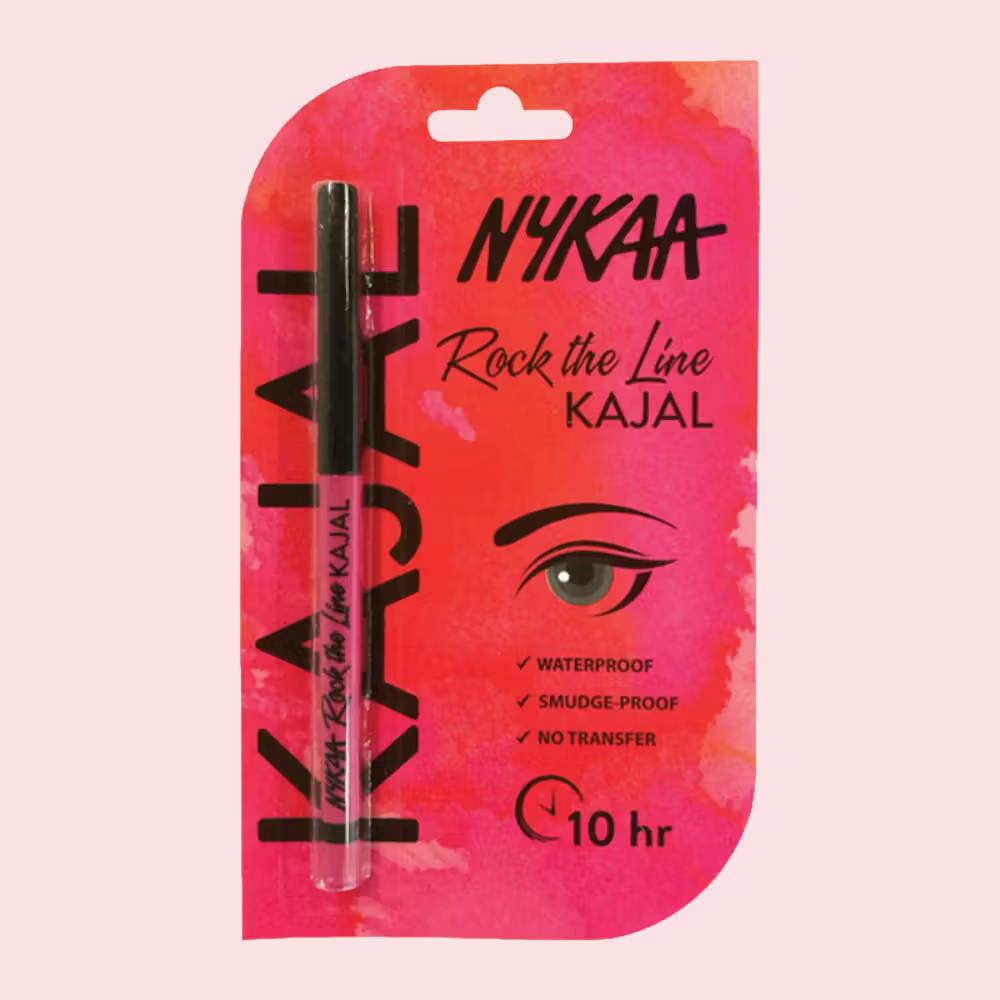 Nykaa Rock the Line Kajal Eyeliner Jet Black