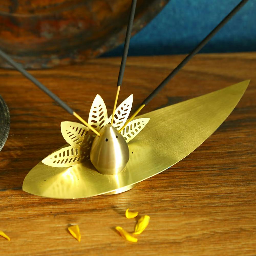 Gold Incense Holder