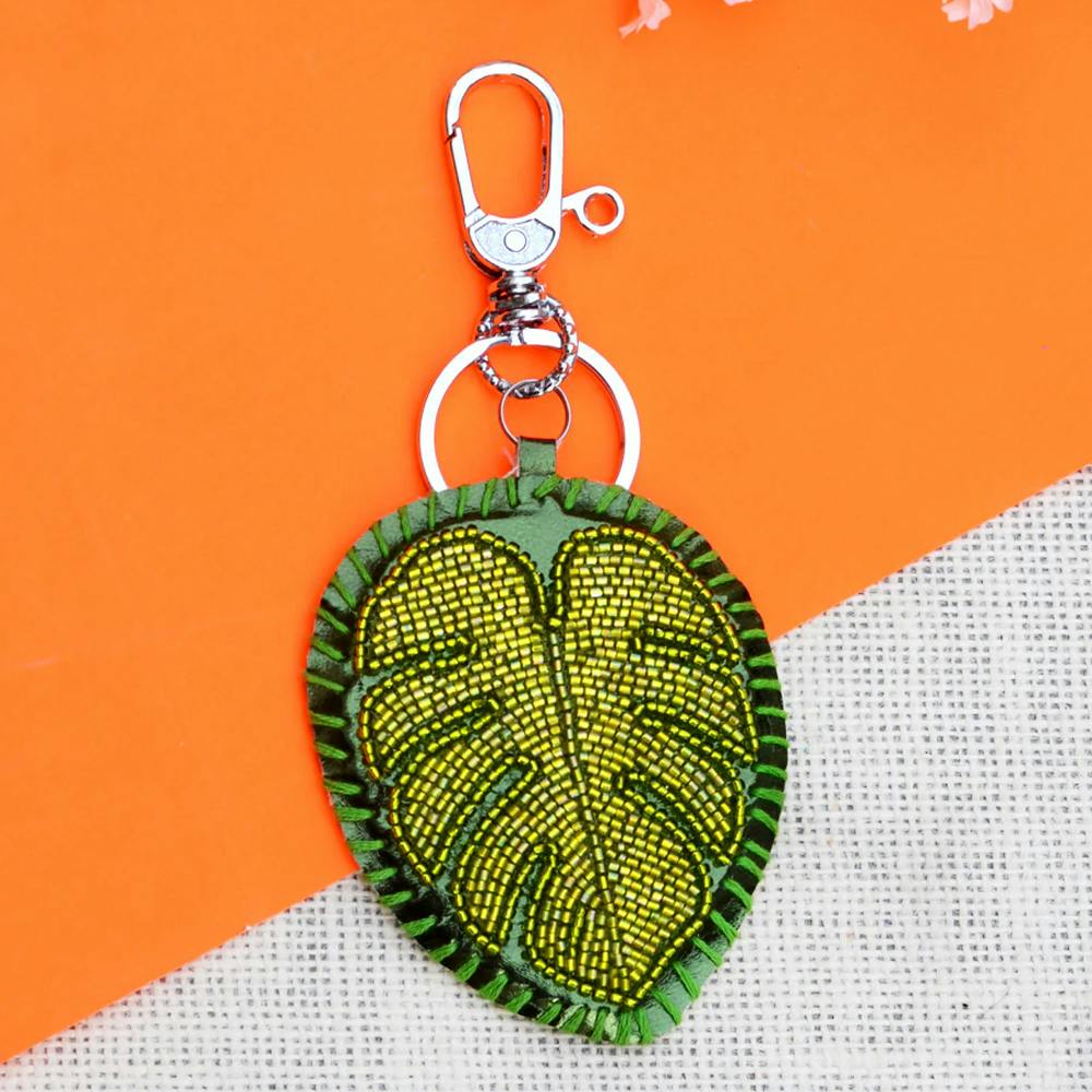 Jungle Leaf Keychain Bagcharm