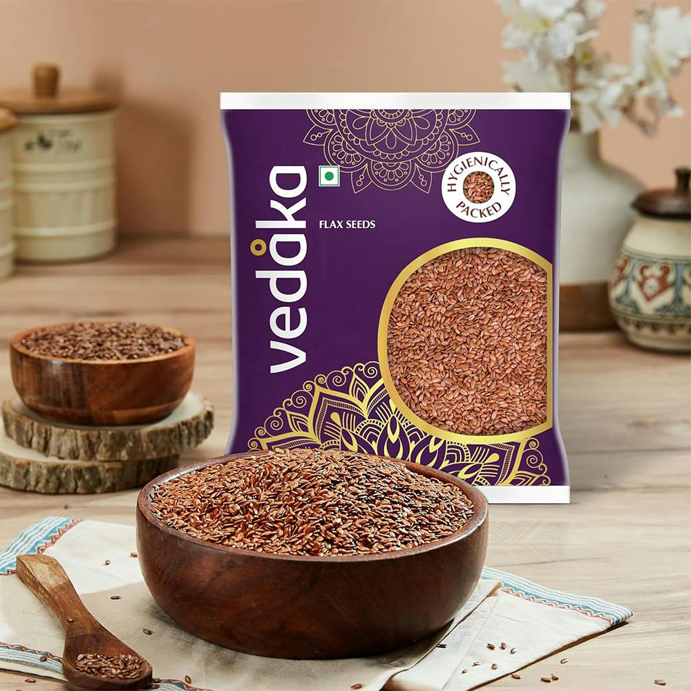 Amazon Brand - Vedaka Raw Flaxseeds