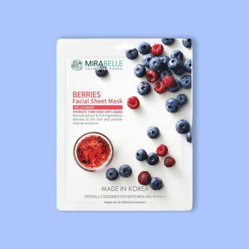 Mirabelle Korea Berries Facial Mask