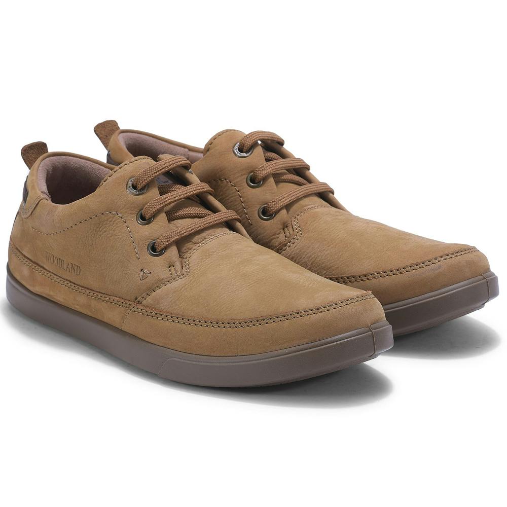 Woodland Camel Casual Shoes