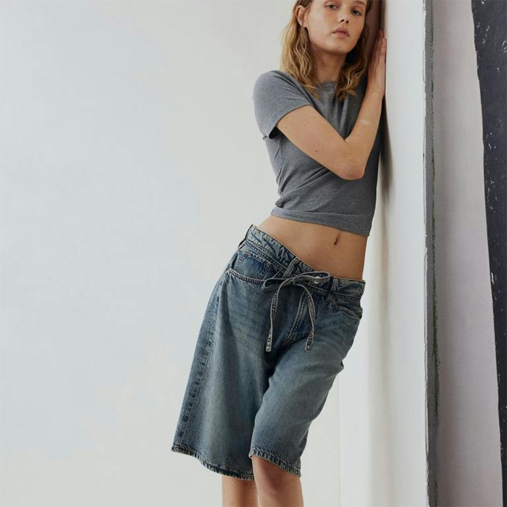 Bermuda Super Baggy Low Denim shorts