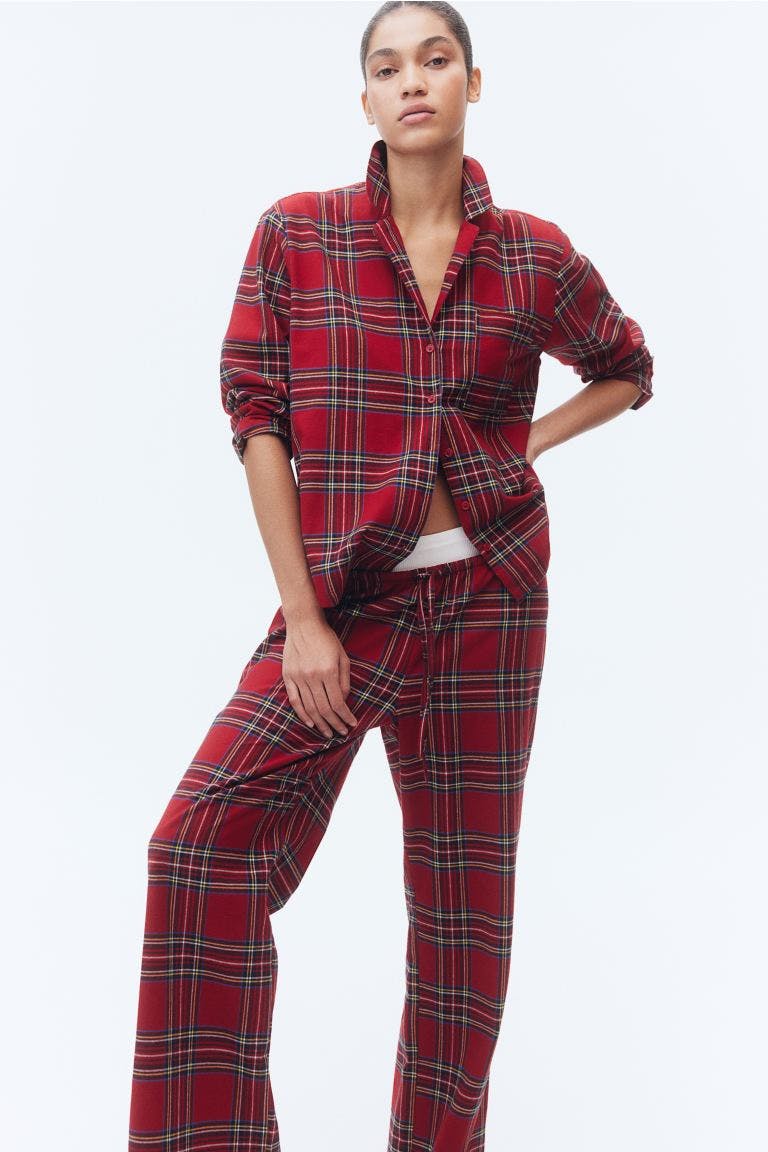 Flannel pyjamas