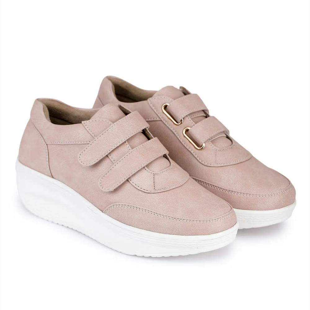 Pink Solid-Plain Sneakers