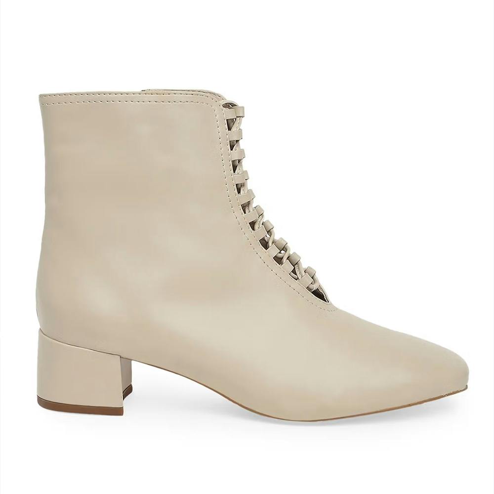 Jane Chic & Elegant Cream Boots