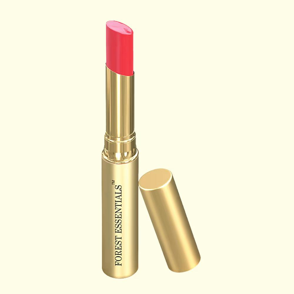 Forest Essentials Madhu Rasa Tinted Lip Serum in Gulab Jal - Natural Tinted Lip Balm