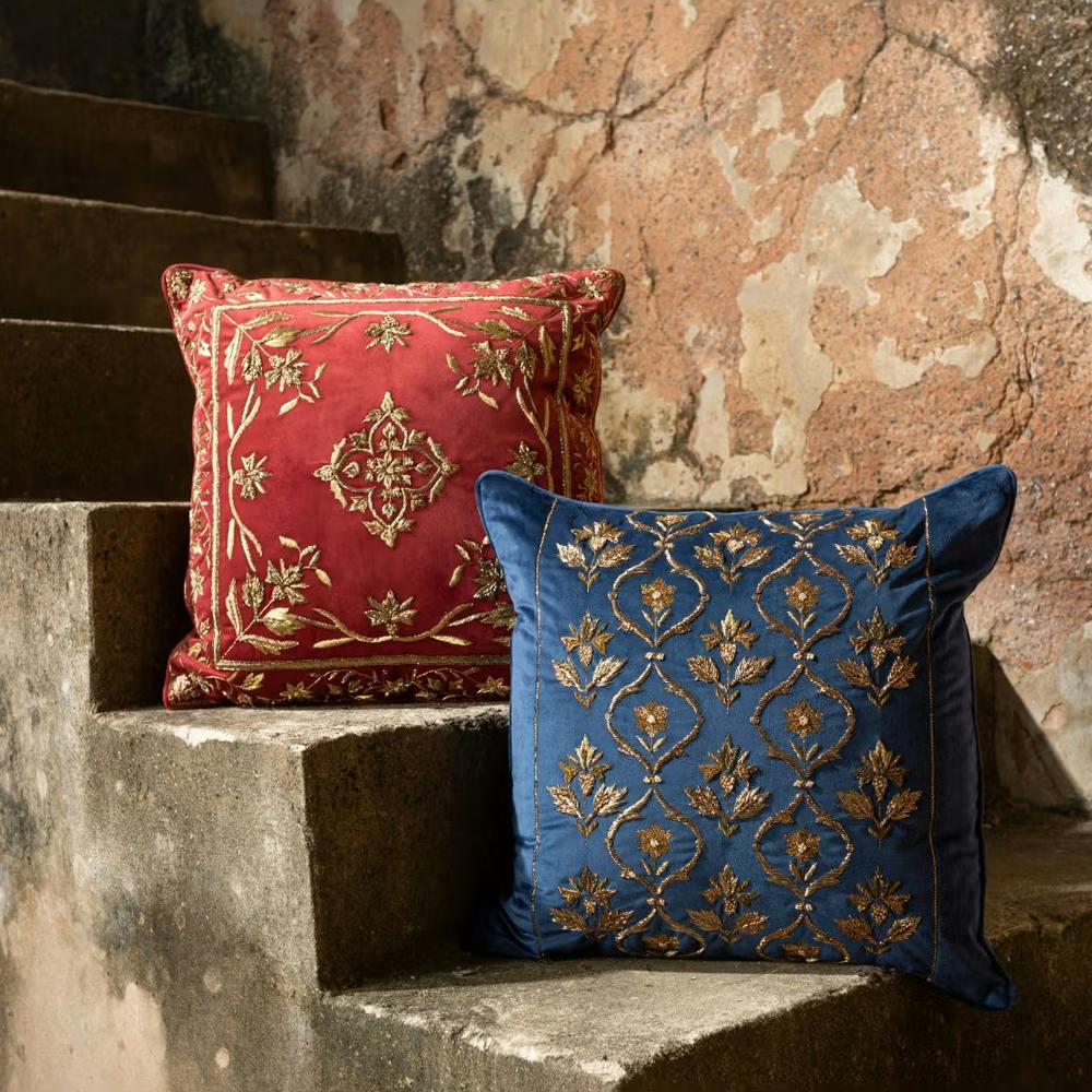 MiRooh Waani Scarlet Cushion