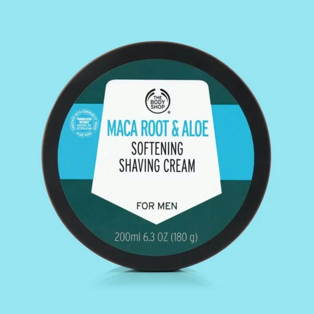 The Body Shop Maca Root & Aloe Softening Shaving Cream For Men