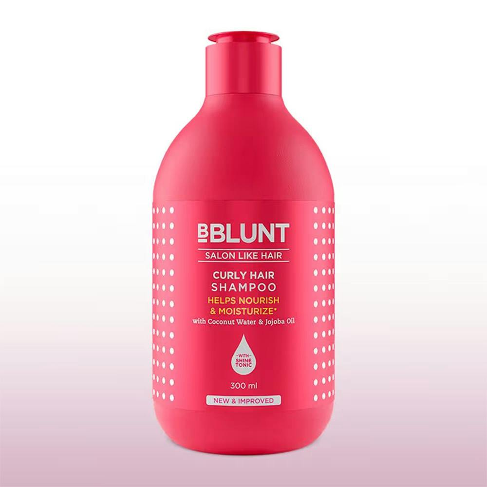 BBlunt Curly Hair Shampoo With Coconut Water & Jojoba Oil