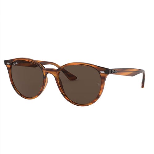 Ray-Ban 0RB4305 Dark Brown Highstreet Round Sunglasses