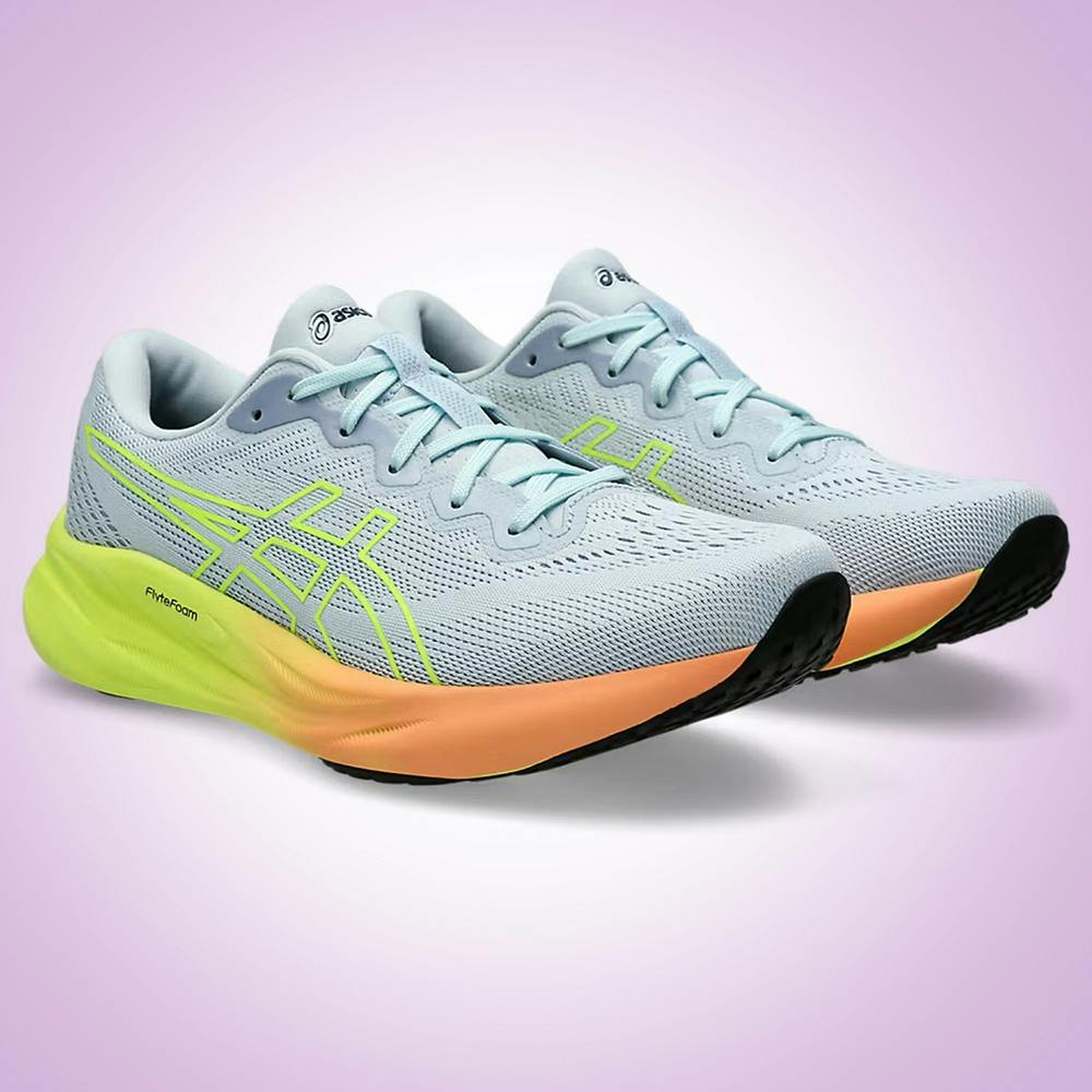 Gel-Pulse 15 Cool Grey/Safety Yellow Running Shoes