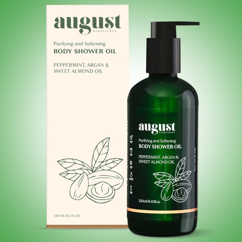 August Bioscience Hydrating Body Shower Oil