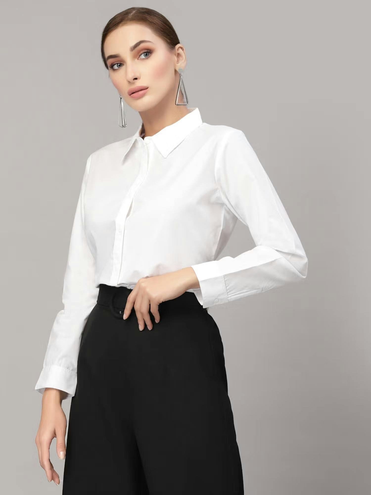 White Classic Formal Shirt